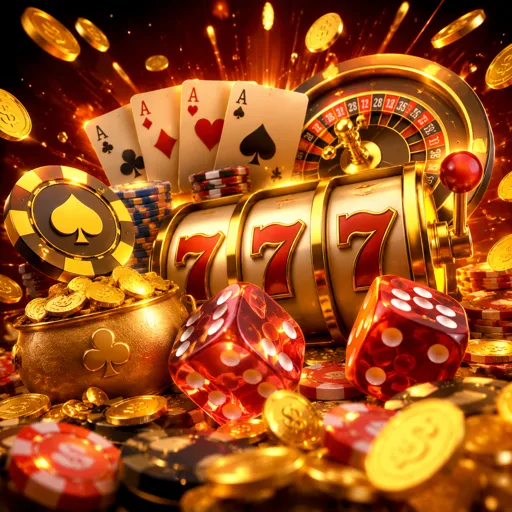 Carretéis de slot brilhando em tela escura do lobby de caça-níqueis