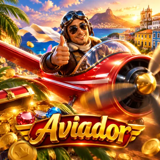 Capa do jogo Aviator com aviãozinho subindo